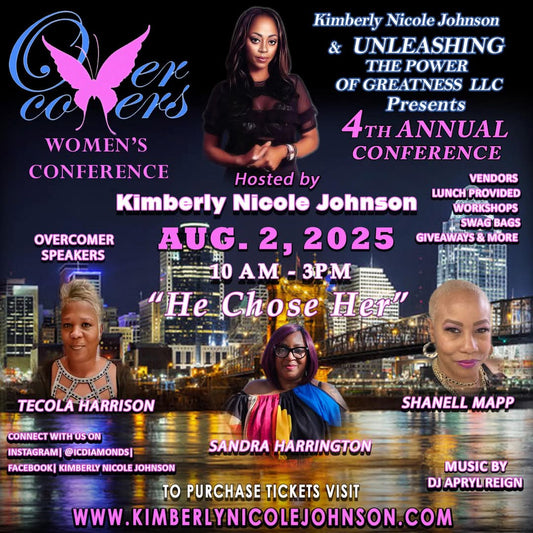 4th Annual Overcomer Conference August 2nd
