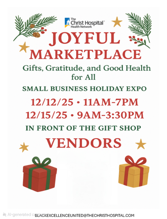 Joyful Marketplace 12/12 & 12/15