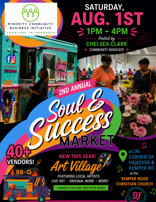 2nd Annual Soul & Success Market 8/1