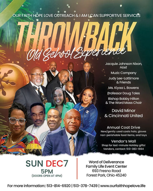 Throwback Old School Experience Dec 7th